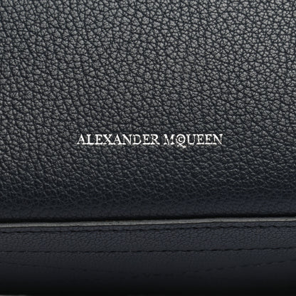 Alexander McQueen Fine Grain Goatskin Box Shoulder Bag 19 Navy 6 of 11
