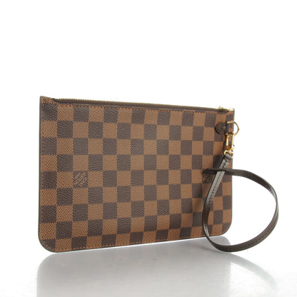 Louis Vuitton Damier Ebene Neverfull MM GM Pochette 3 of 8