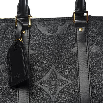 Louis Vuitton Empreinte Monogram Giant Keepall Bandouliere 45 Black 8 of 9