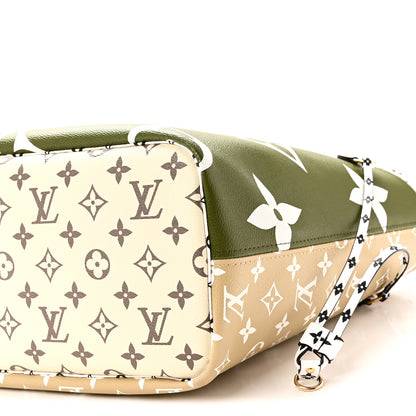 Louis Vuitton Monogram Giant Neverfull MM Kaki 9 of 9