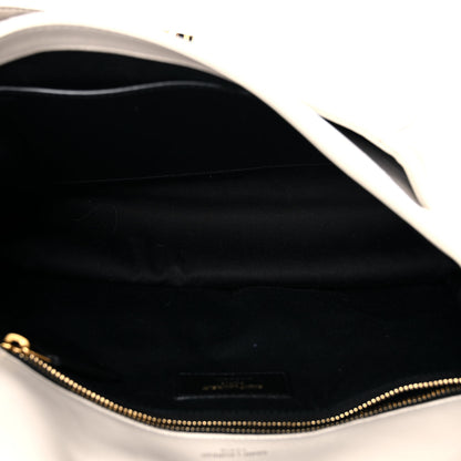 Saint Laurent Lambskin Matelasse Monogram Medium Niki Chain Satchel Ivory 5 of 16