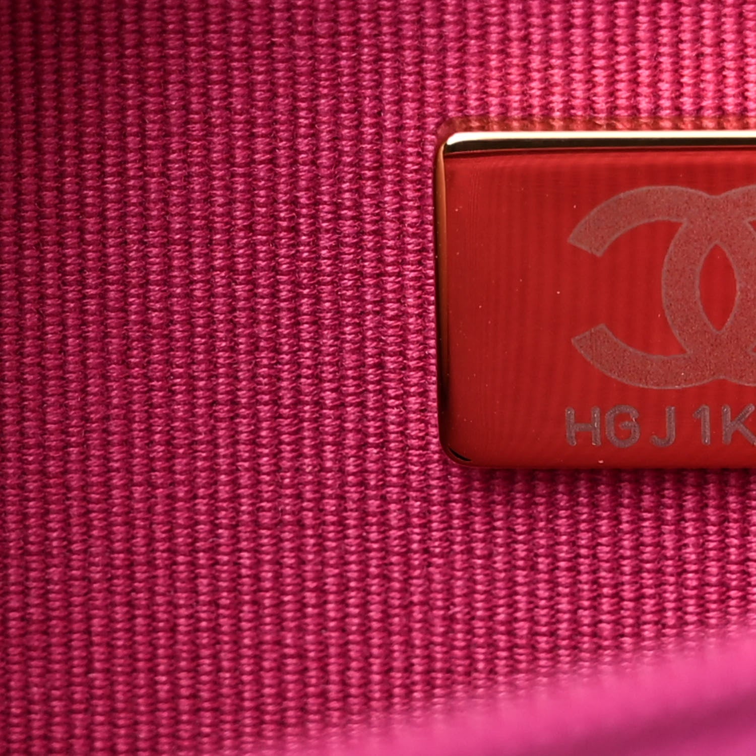 Chanel Tweed Quilted Wallet On Chain WOC Fuchsia Purple 8 of 12