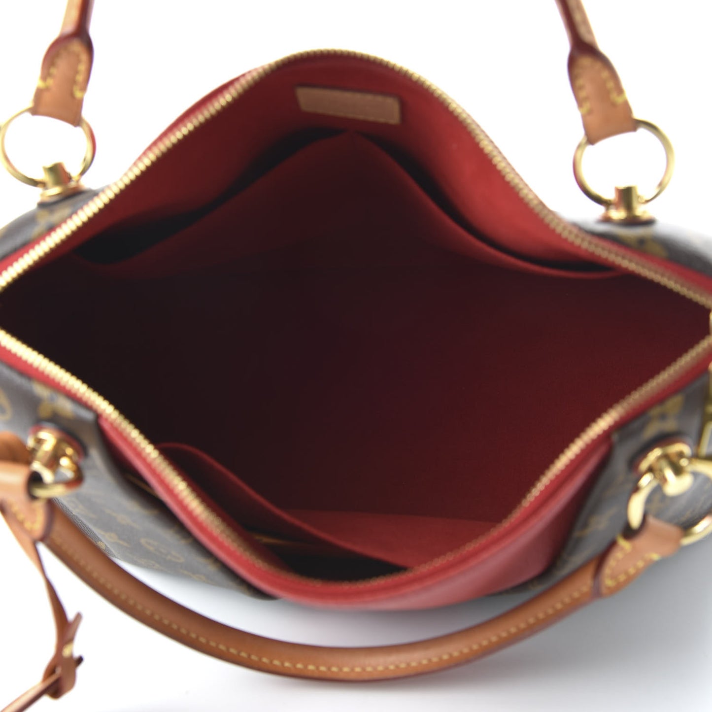 Monogram V Tote MM Cherry