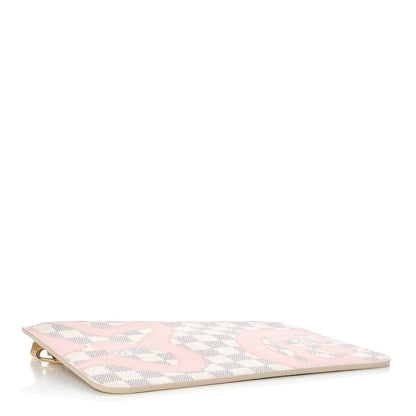 Louis Vuitton Damier Azur Tahitienne Neverfull MM GM Pochette 4 of 8