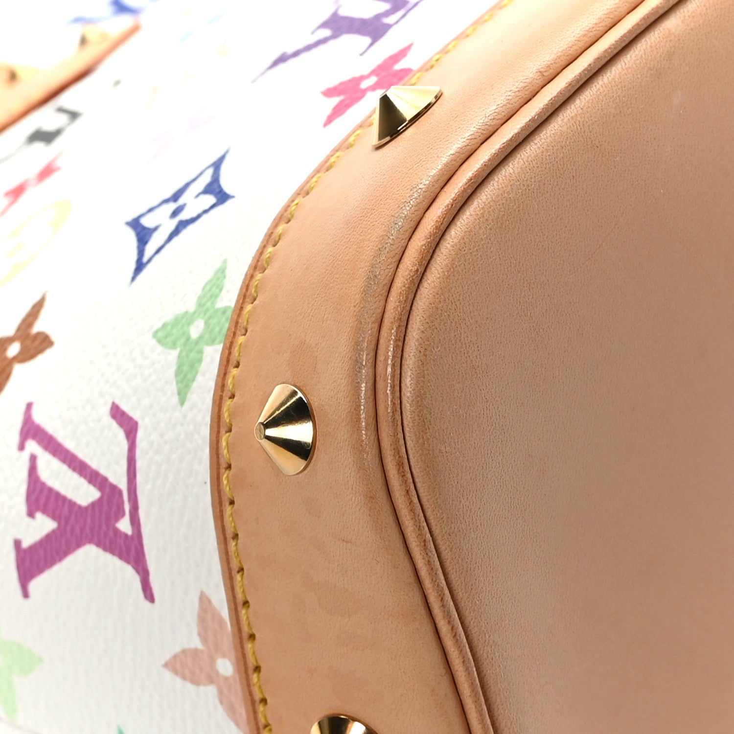 Louis Vuitton Monogram Multicolor Alma White 8 of 12