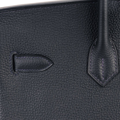 Hermes Togo Birkin 35 Bleu Ocean 18 of 25