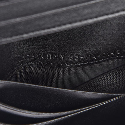 Christian Dior Calfskin Saddle Card Holder Black 7 of 8