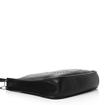 Hermes Taurillon Clemence Evelyne PM Black 3 of 4