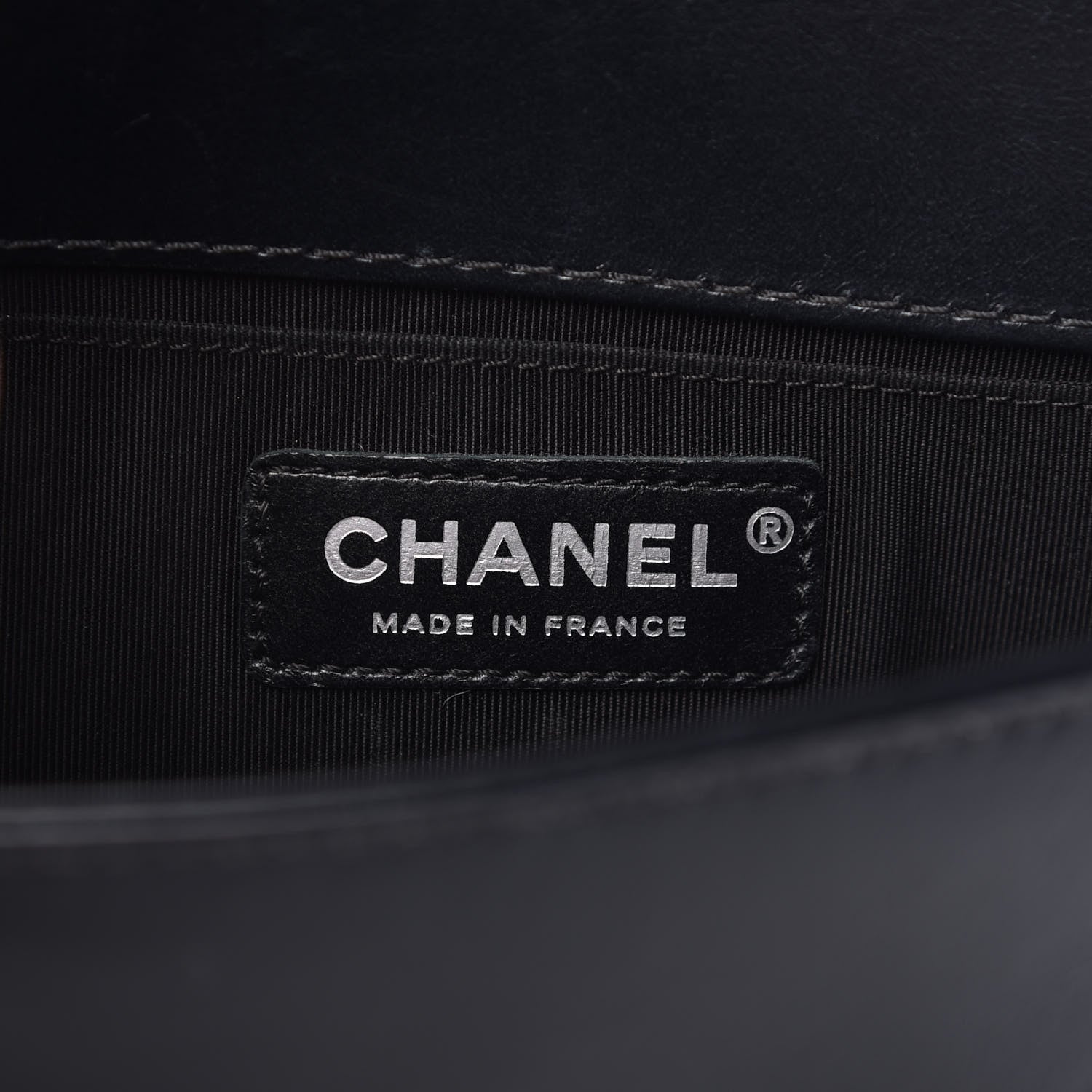 Chanel Shiny Goatskin Quilted Mini Boy Top Handle Flap Black 6 of 9