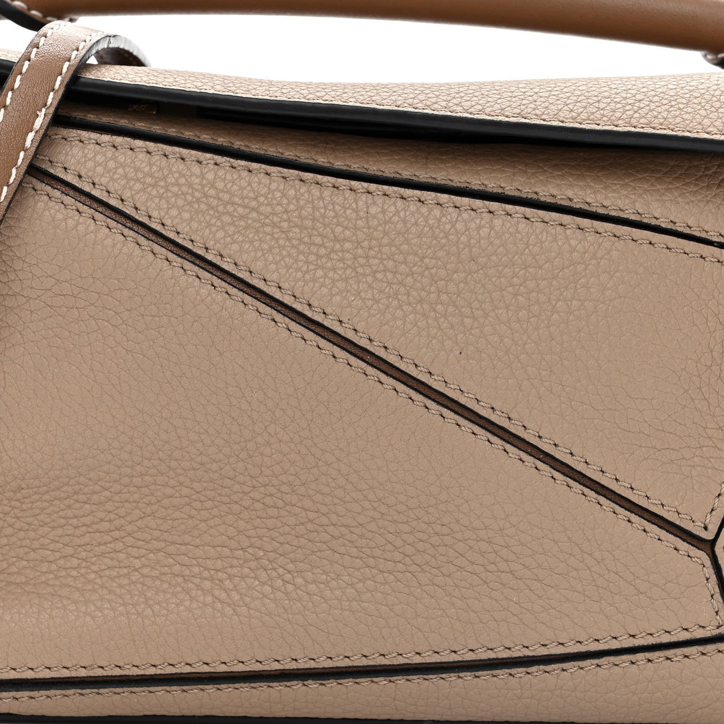 Calfskin Mini Puzzle Bag Sand Mink