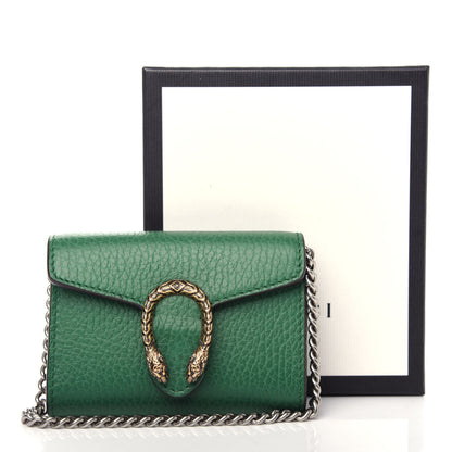 Gucci Calfskin Dionysus Coin Purse Emerald 7 of 7