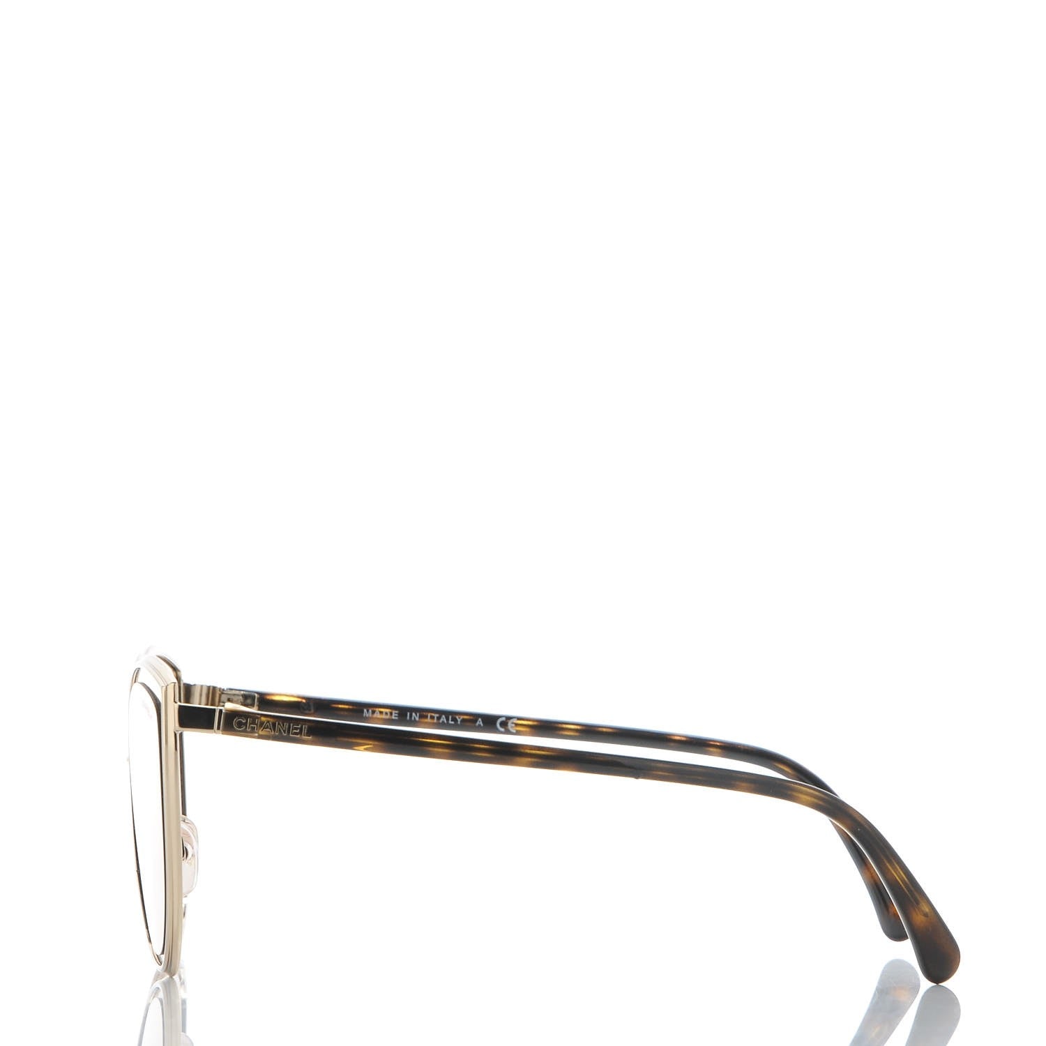 Chanel Metal Cat Eye Sunglasses 4222 Gold 3 of 8