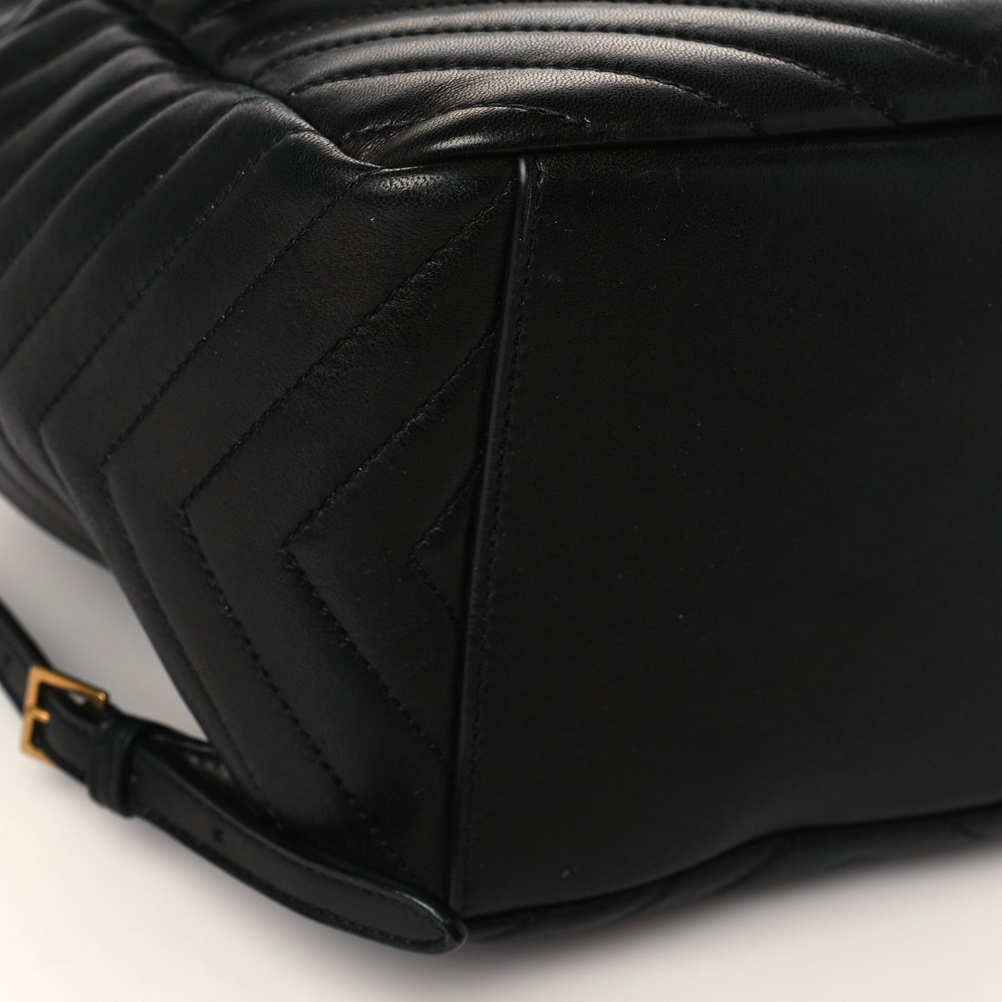Lambskin Matelasse Monogram Joe Backpack Black