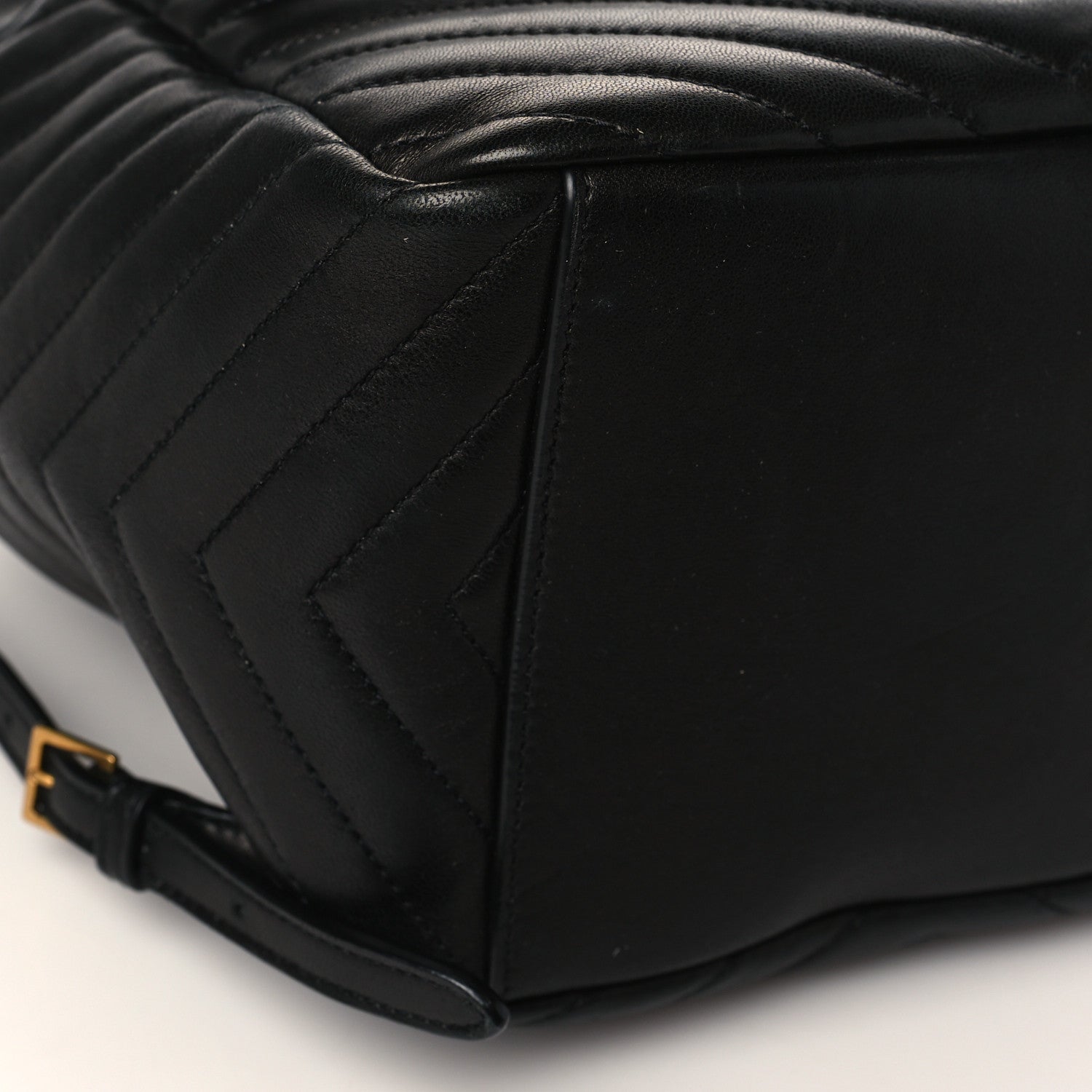 Saint Laurent Lambskin Matelasse Monogram Joe Backpack Black 8 of 9
