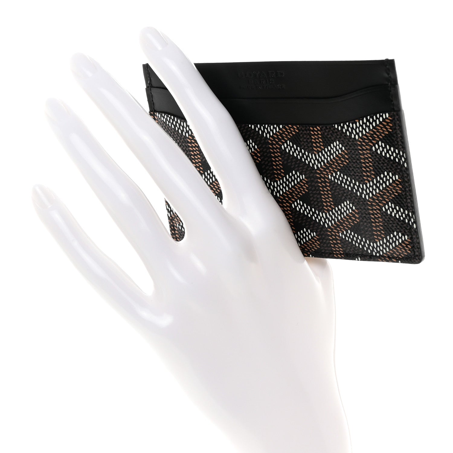 Goyard Goyardine Saint Sulpice Card Holder Black 2 of 8