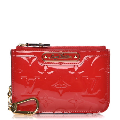 Louis Vuitton Vernis Key Pouch Cherry 1 of 8