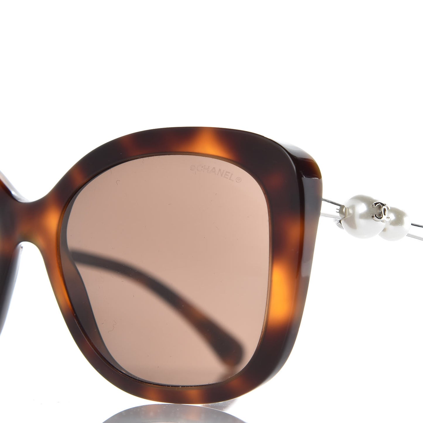 Square Winter Pearl Sunglasses 5339-H Tortoise