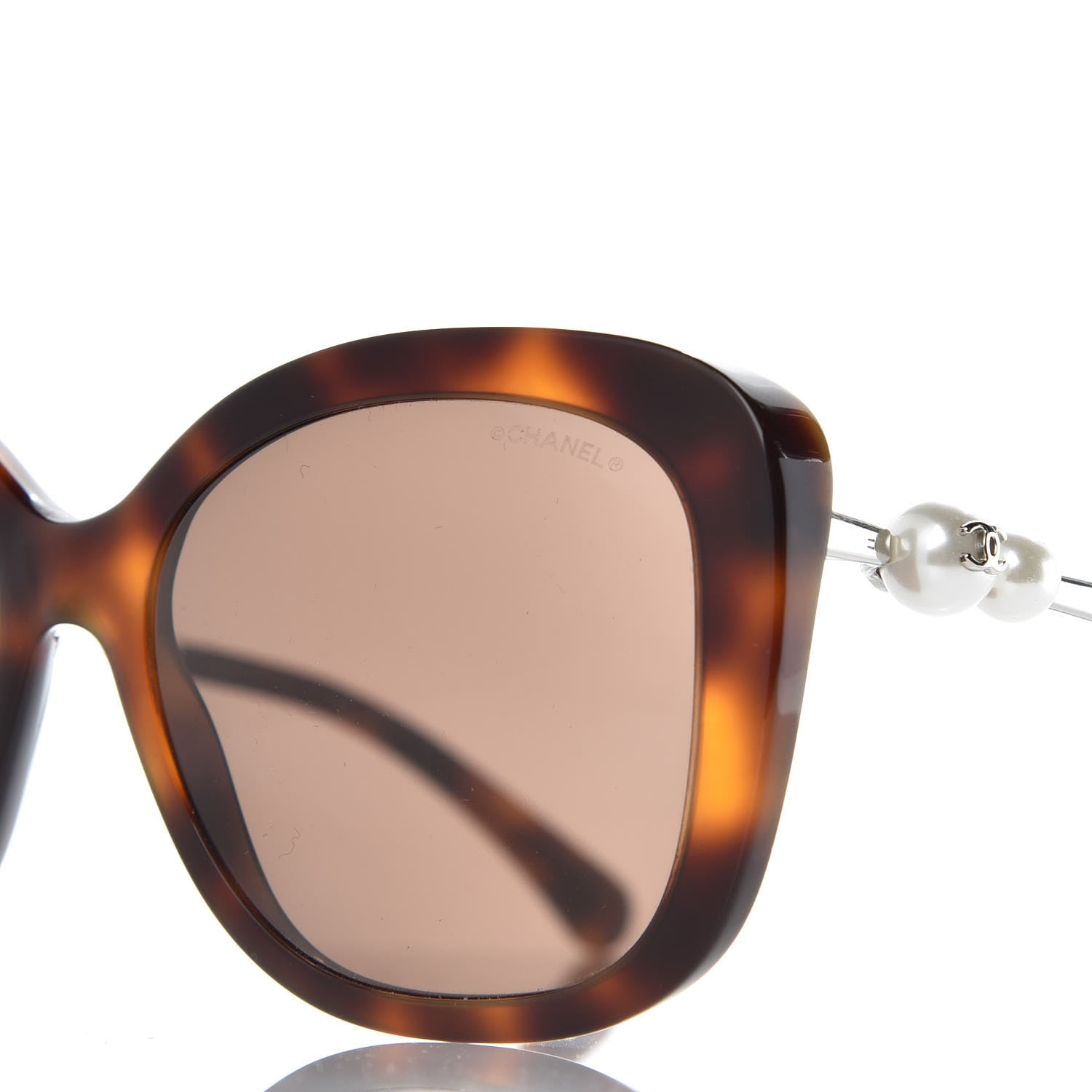 Chanel Square Winter Pearl Sunglasses 5339-H Tortoise 7 of 8