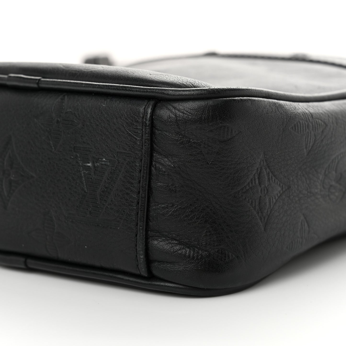 Calfskin Monogram Shadow Danube PM Black