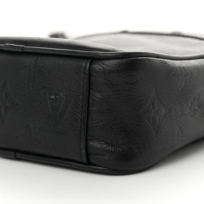 Louis Vuitton Calfskin Monogram Shadow Danube PM Black 10 of 10