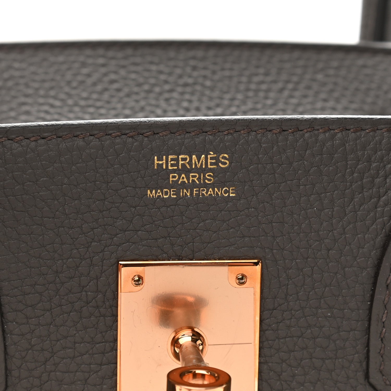 Hermes Togo Birkin 30 Etain 6 of 11