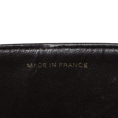 Chanel Lambskin Quilted Medium Double Flap Dark Brown 8 of 12
