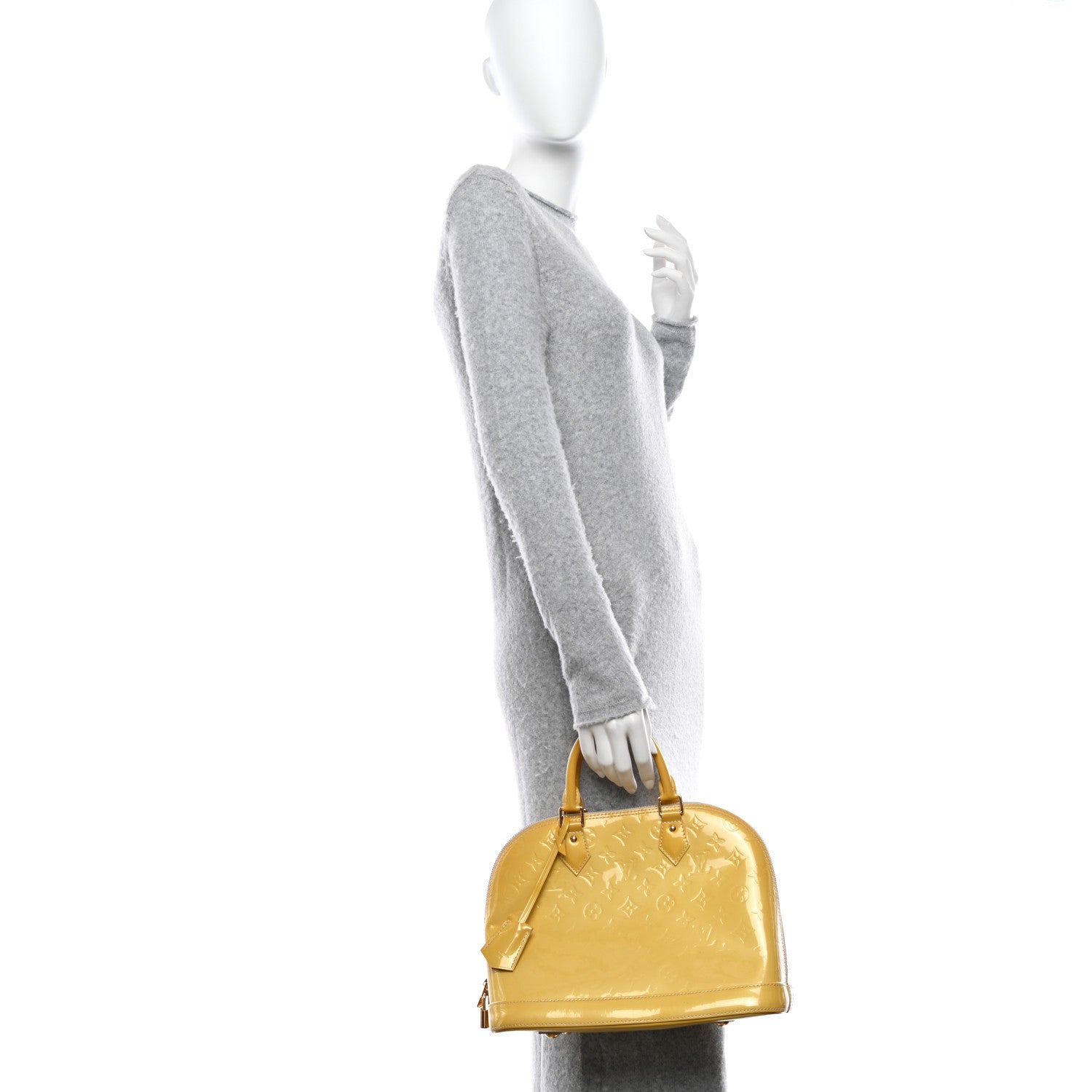 Louis Vuitton Vernis Alma PM Citrine 2 of 12
