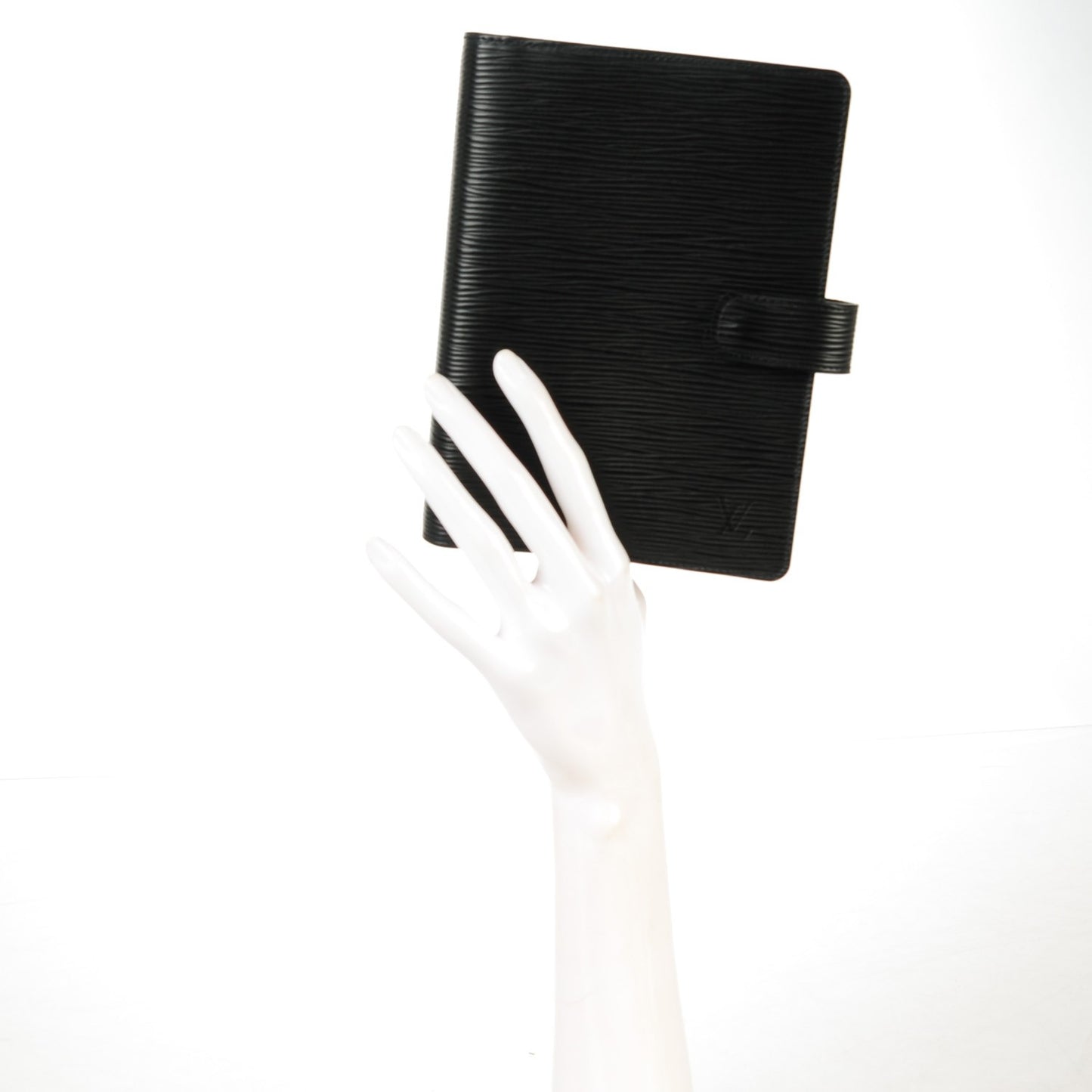 Epi Medium Ring Agenda Cover Black
