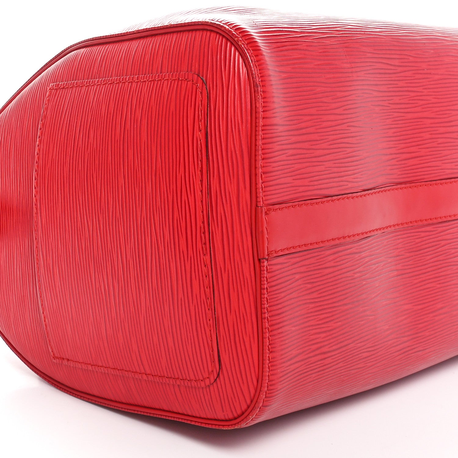 Louis Vuitton Epi Speedy 30 Castillan Red 9 of 10