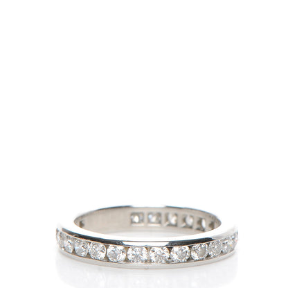 Tiffany Platinum Diamond 3mm Wedding Band Ring 5 3 of 4