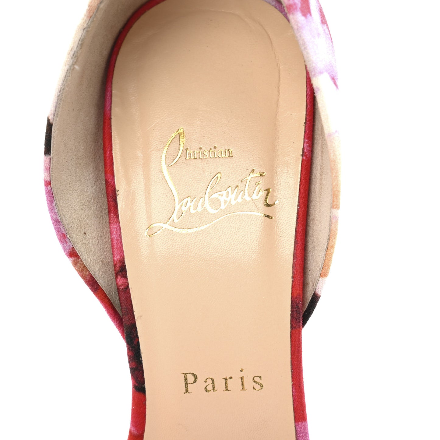 Fabric Volpi Popi Peep Toe 150 Platform Sandals 37.5 Pink