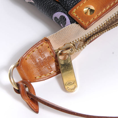 Louis Vuitton Monogram Multicolor Pochette Accessories Black 6 of 8