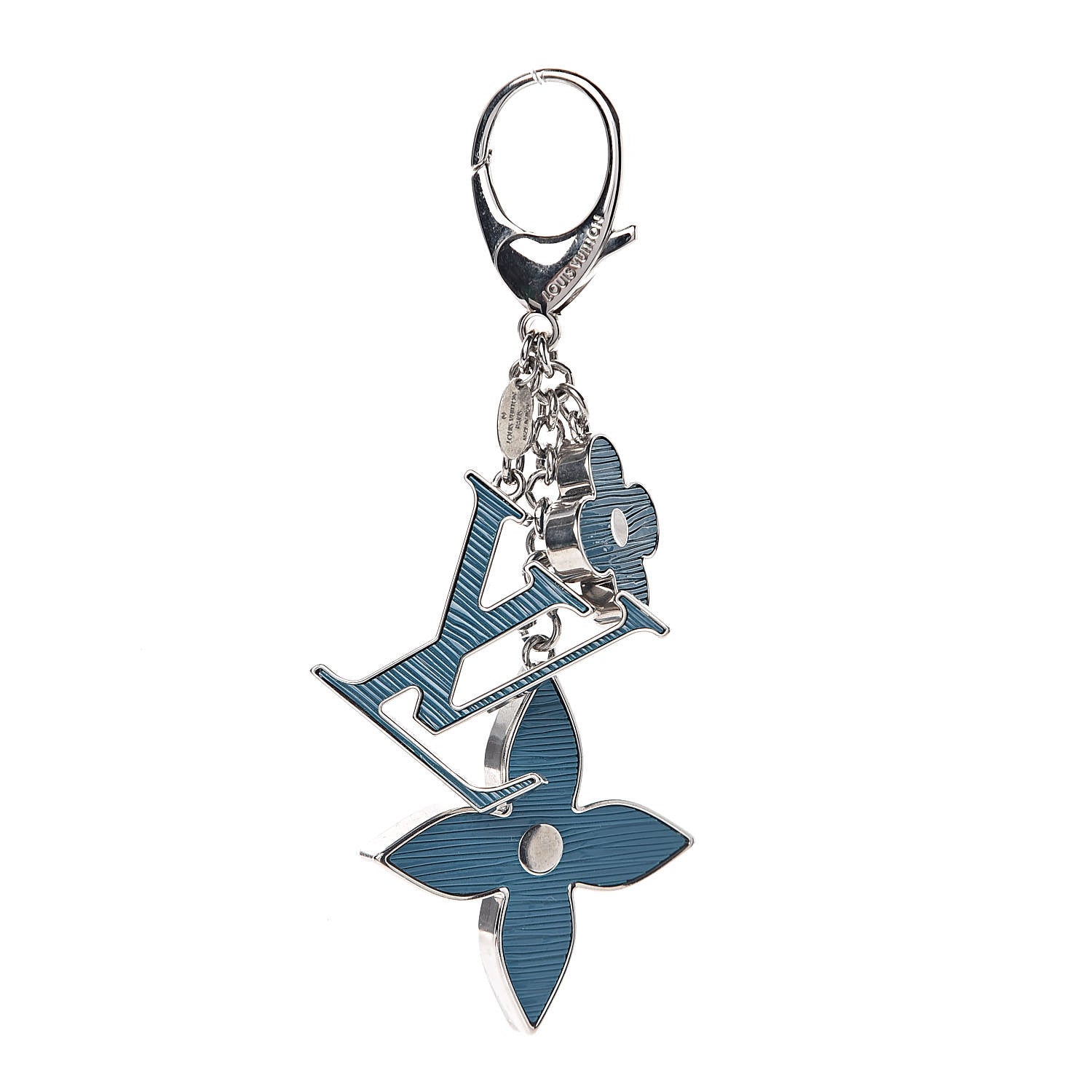Louis Vuitton Fleur d'Epi Bag Charm Cyan 1 of 2