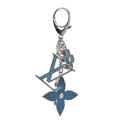 Louis Vuitton Fleur d'Epi Bag Charm Cyan 1 of 2