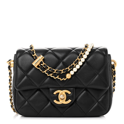 Chanel Lambskin Quilted Mini My Perfect Flap Black 1 of 11