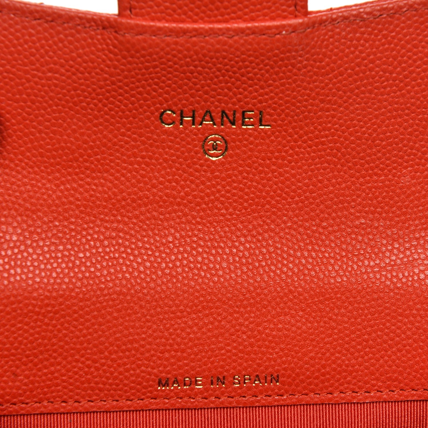 Chanel Caviar Quilted Flap Card Holder Red 6 of 7