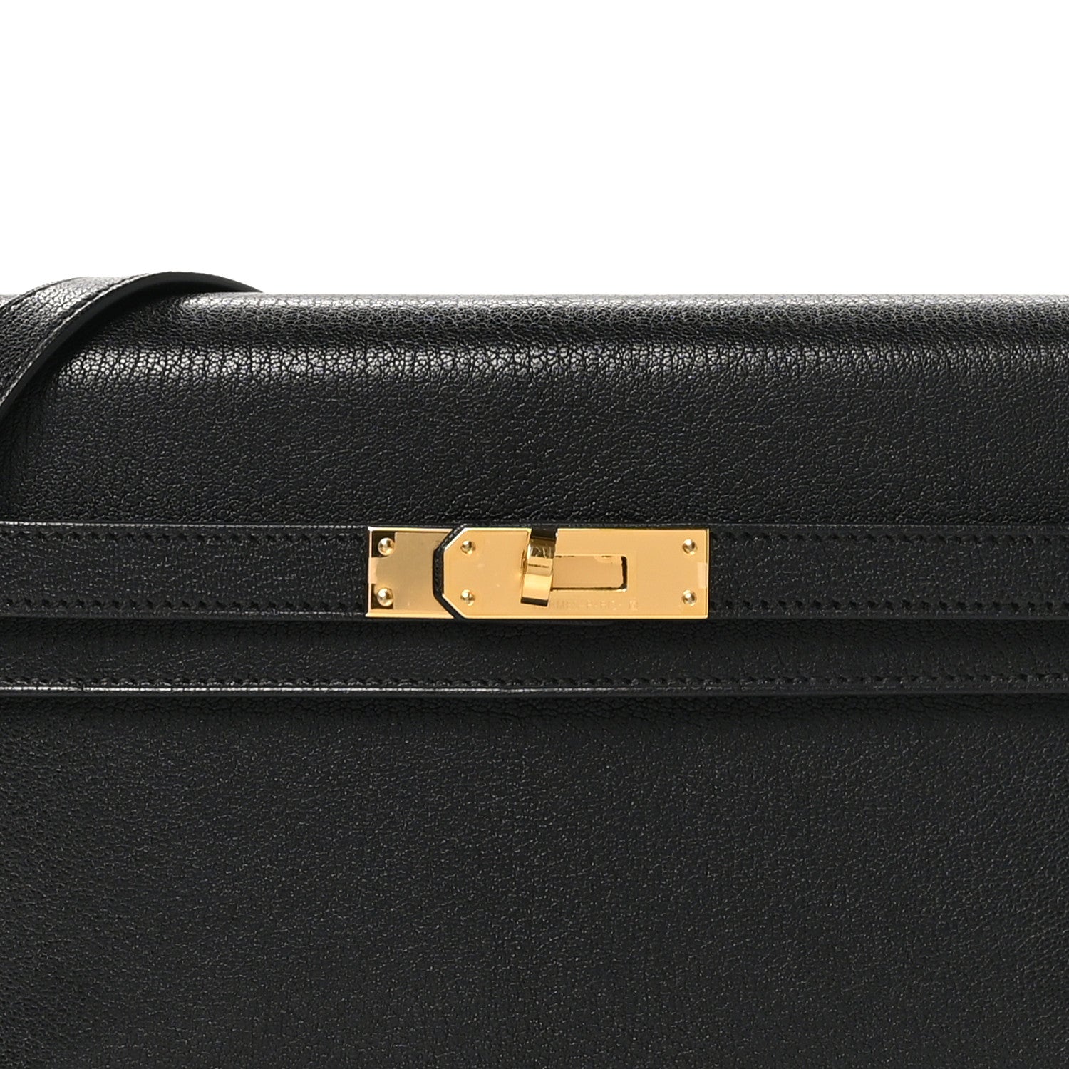 Hermes Chevre Chamkila Kelly Elan Black 8 of 11