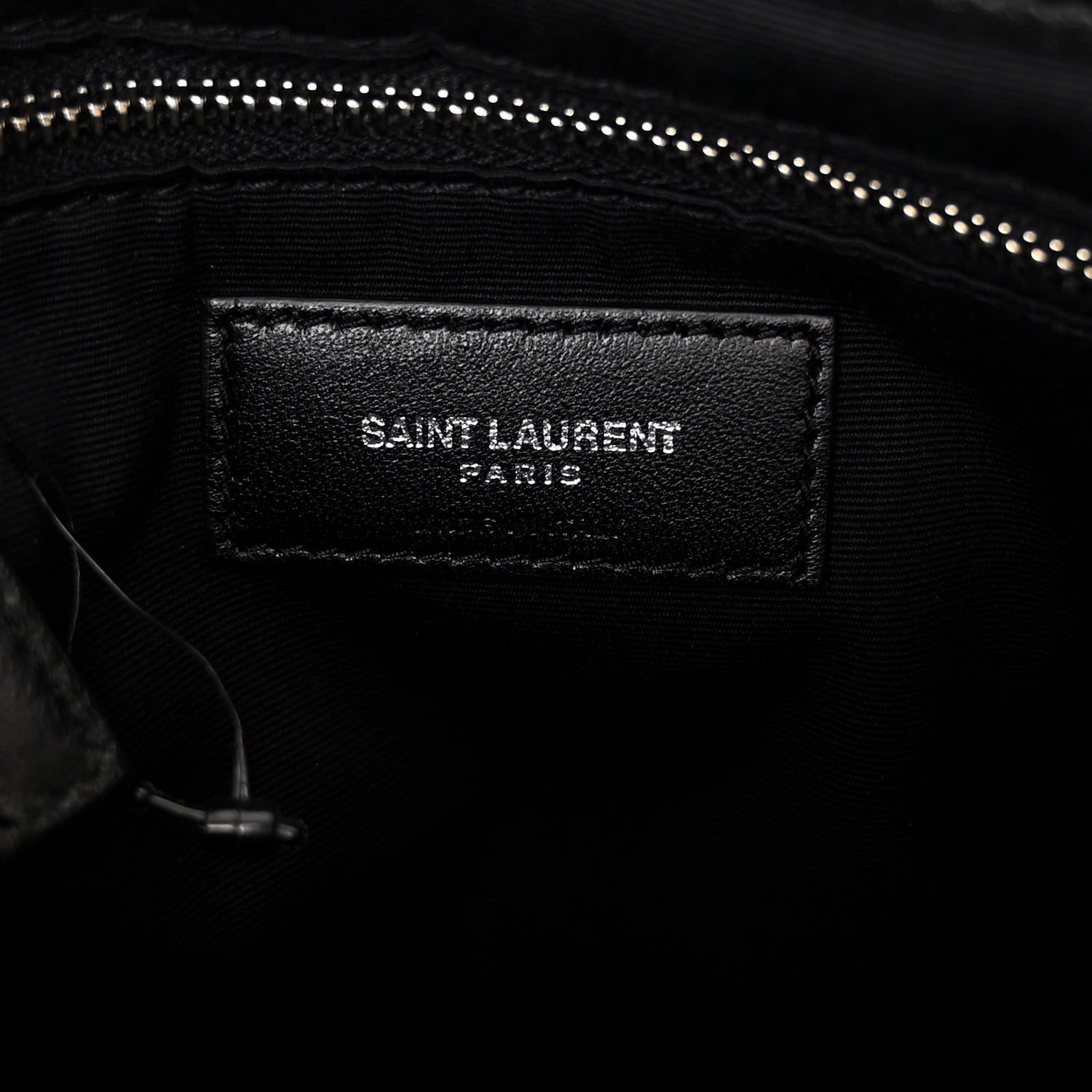 Saint Laurent Calfskin Y Quilted Monogram Large Loulou Chain Satchel Black 6 of 9