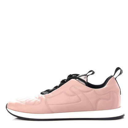 Fendi Nylon FFreedom Sneakers 39.5 White Rosa 1 of 11