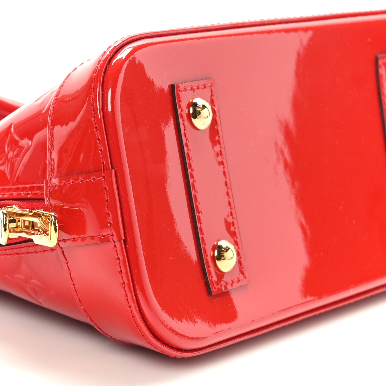 Louis Vuitton Vernis Alma BB Cherry 7 of 8