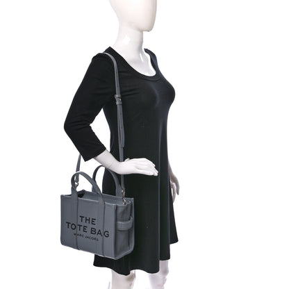 Marc Jacobs Grained Calfskin Small The Tote Bag Grey 2 of 10