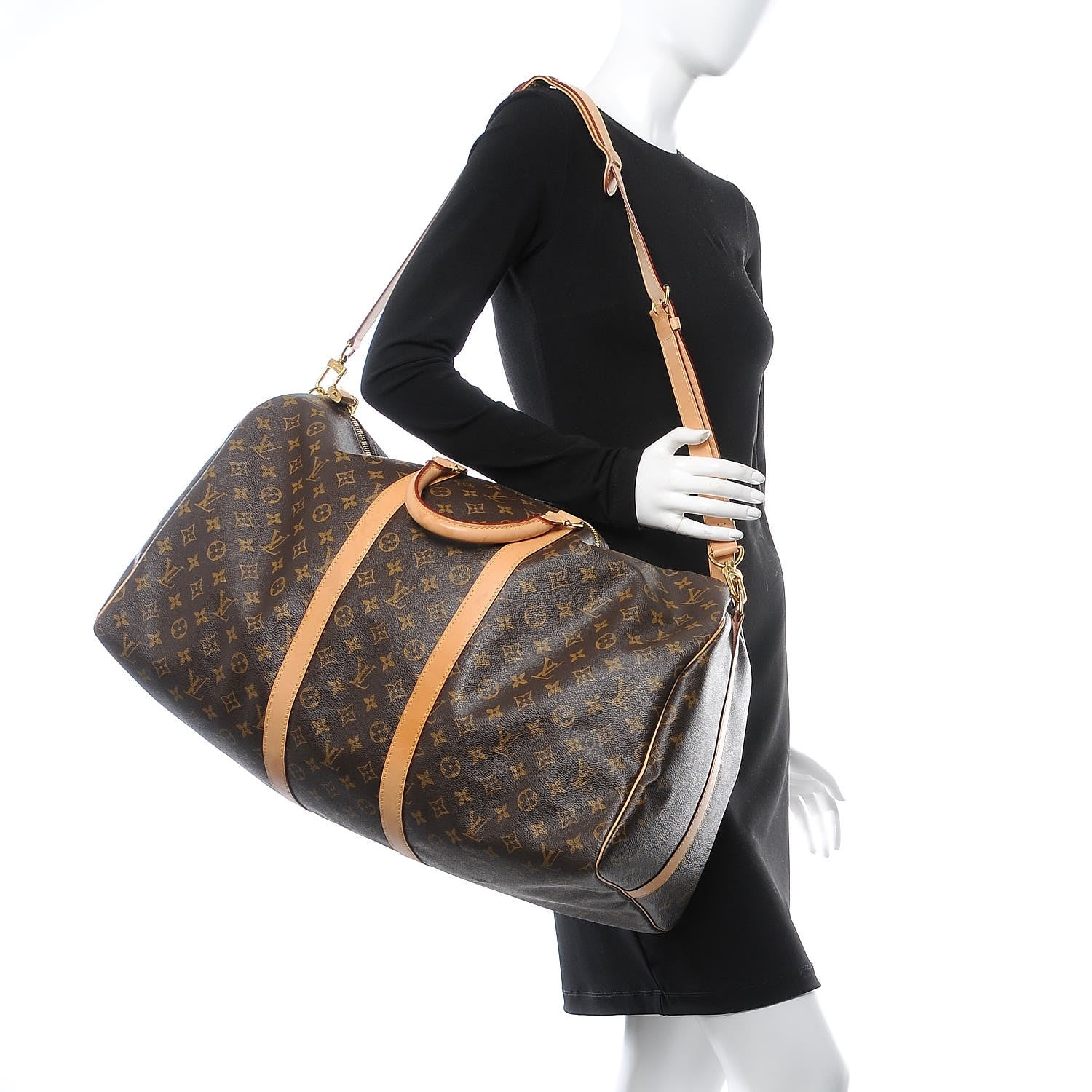 Louis Vuitton Monogram Keepall Bandouliere 55 2 of 17
