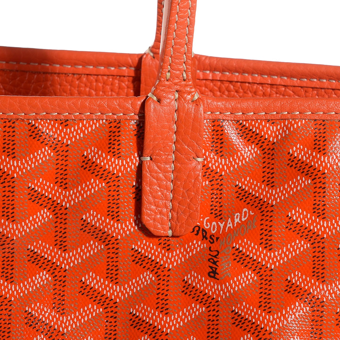 Goyardine Sac Hardy Pet Carrier PM Orange