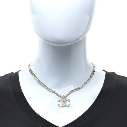 Chanel Crystal CC Multi Strand Chain Necklace Gold 2 of 6