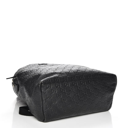 Gucci Guccissima Medium Classic Backpack Black 4 of 7