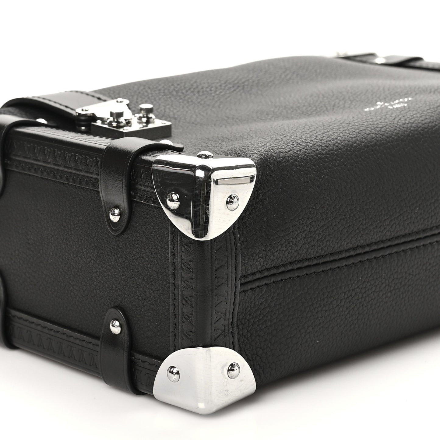 Calfskin Side Trunk MM Black