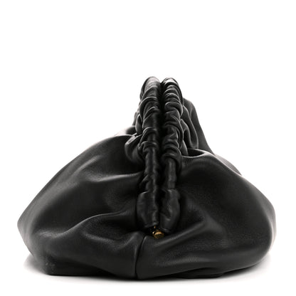 Mansur Gavriel Lambskin Cloud Clutch Black Flamma 8 of 9