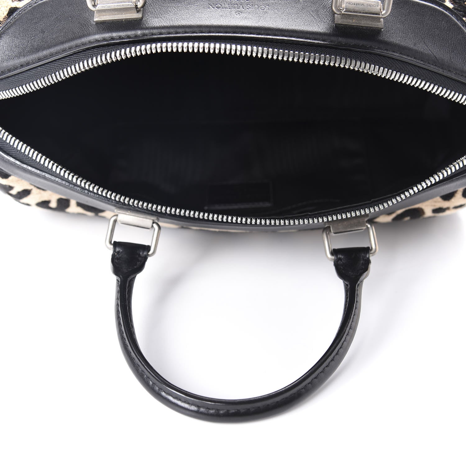 Louis Vuitton Jacquard Velvet Leopard Print Stephen Sprouse Speedy 5 of 10