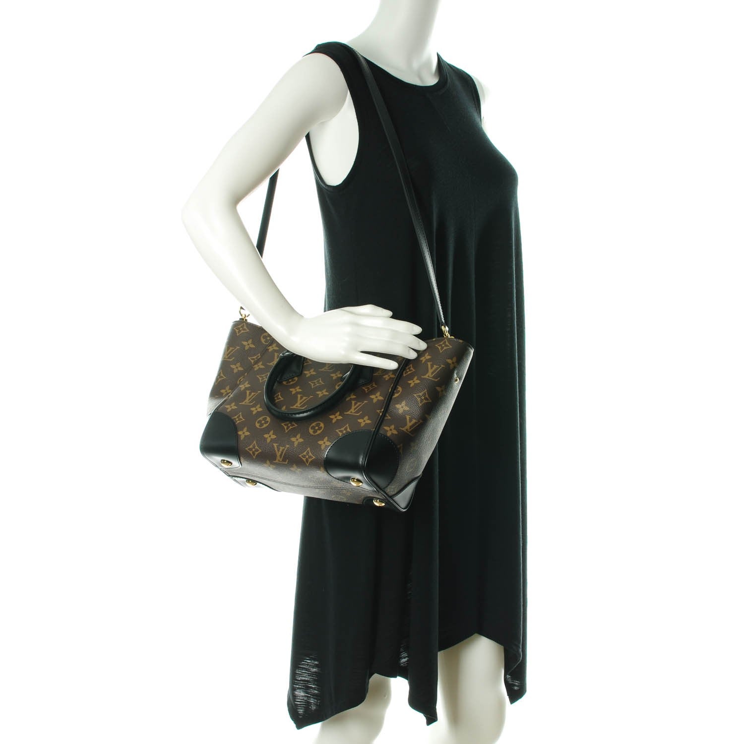 Louis Vuitton Monogram Phenix PM Black 2 of 7