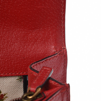 Gucci Textured Calfskin Web Medium Dionysus Shoulder Bag Hibiscus Red 13 of 18